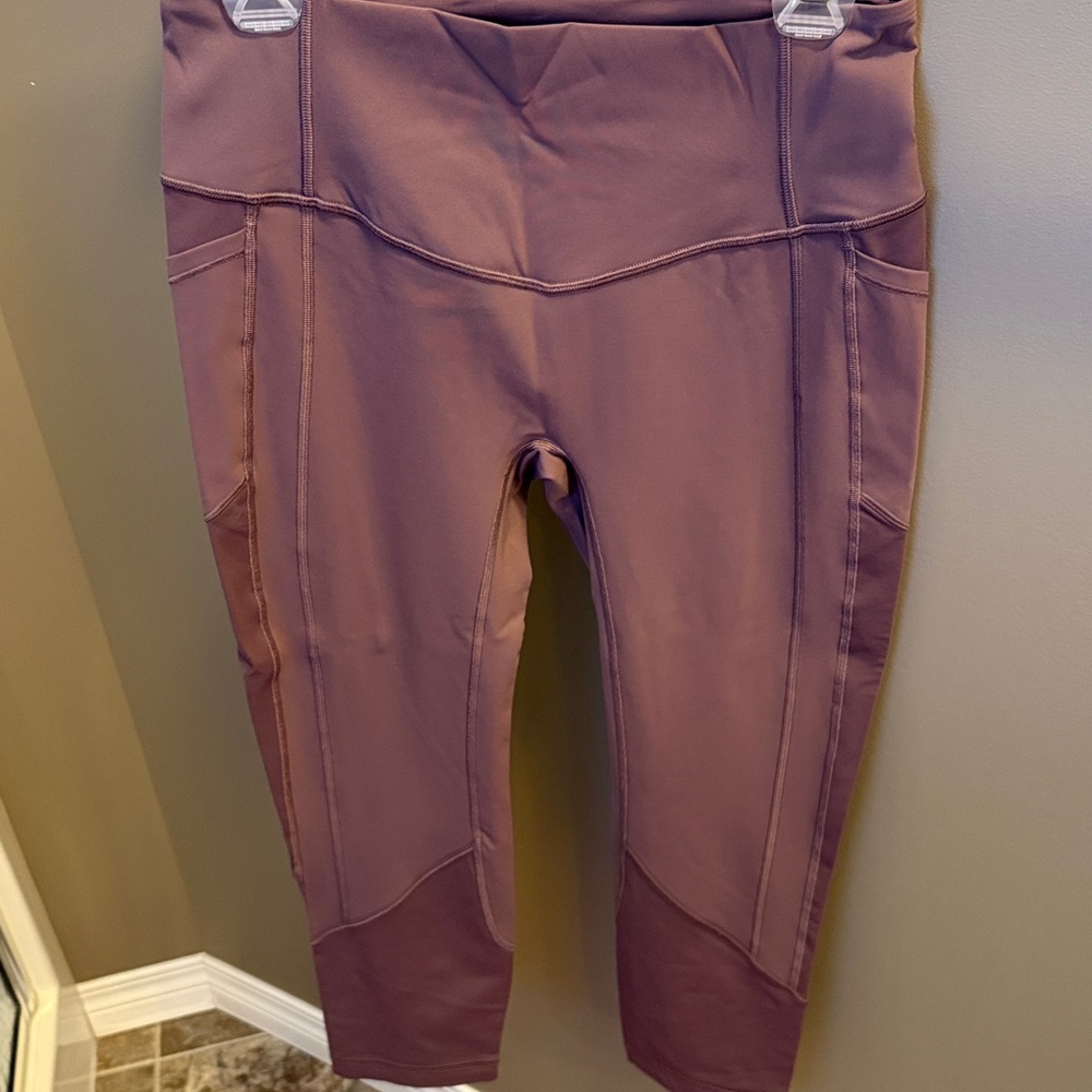 Lululemon All the Right Places Crop 23” - Antique Bark